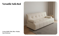 Multi-Functional Foldable Sleeper Sofa Space-Saving Two-Seater Loveseat Bed Versatile Design Loveseat Sleeper High-Density Foam Cushion for Apartment Dwellers, Young Adults, Homeowners, Small Areas, Bedroom, Home Office