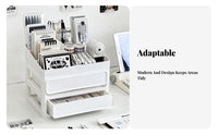 Multi-Compartment Box with Drawers Large Capacity Multitier Drawer Box