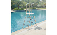 Above Ground Pool Ladder Stainless Steel Pool Ladder with Deck Anti-Slip for Families, Backyard Pools