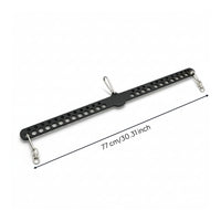 Lat Pull-down Attachment Heavy-Duty Pull-down Bar with Holes Adjustable Exercise Equipment for Bodybuilders
