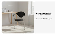 curved-spine spinerest Chair Nordic design Armchair Minimalist design design for Adults