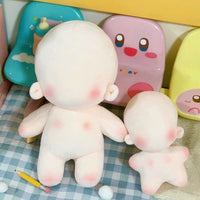 10cm正常体坐姿海星体现货娃圈品质练手素体娃棉花明星娃娃20cm