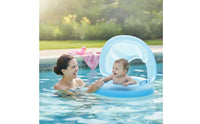 Sun Protection Swim Seat with Canopy Stable Pool Buoyant Seat with Canopy Long-Lasting Baby Swim Buoyant Seat Portable for Swimming Beginners
