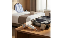 Foldable Handheld Steamer Portable Steamer with Stainless Steel Panel Compact Steam Iron 1000W for Apartment