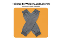 Anti-Scald Safety Arm Sleeves Sun Protection Work Oversleeves Breathable for Welders, Workers, Construction Site, Outdoor Activities