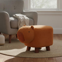 Small Soft Stool Cute Soft Stool Easy to Move for Entryway, Hallway