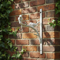 Bird Branch Wall Hook Light White Home Decoration Metal
