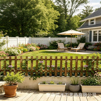 Wooden Wall-Mounted Plant Holder for Indoor/Outdoor Use