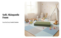 connectable creeping Mat Formaldehydesafe Foam Tiles Thickened Cuttable for Children, Kids, Bedroom, Playroom