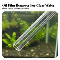 Aquarium Inflow Outflow Pipe Highly Transparent Glass Aquarium Water Clarifier Crystal Clear Inflow Outflow Pipe Kit for Aquascapers, Aquarists