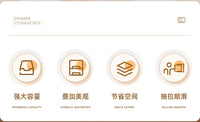 太力收纳箱抽屉式换季衣服家用塑料储物柜收纳神器衣橱衣物整理盒