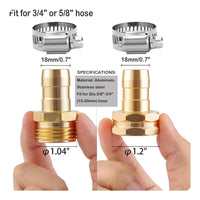 3 Pieces Garden Hose Ends Rustproof for Homeowners, Gardeners