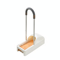 Automatic Shoe Cover Dispenser with Handle Stable for Entryway, Visitors