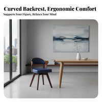 Upholstered Swivel Chair Multi-Purpose Household Furniture Thick Padded Cushion