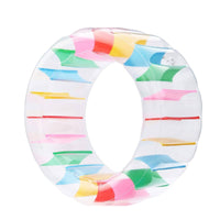 Inflatable Water Wheel Thick PVC Colorful Inflatable Tube Aquatic Fun Roller Tube for Kids, Outdoor, Pool