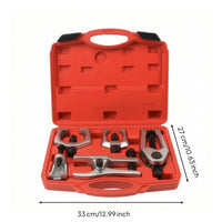 Ball Joint Removal Tool Kit Heavy-Duty Ball Joint Separator with Carrying Case Automotive Pitman Arm and Tie Rod End Puller for Mechanics, Home Garage