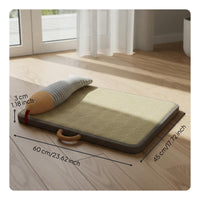 Pet Bed Breathable Pet Mat Detachable and Washable Cat Cooling Bed with Pillow for Cats, Dogs