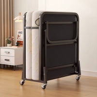 Foldable Daybed Lockable Wheels Single Daybed Bed Furniture