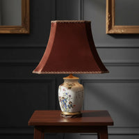 Brown Lampshade Decorative Velvet Lampshade Textile Cover for Villa, Hotel