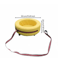 Children's Pull Cart Sense Sensory Development Shell Pull Outdoor Activity Kids Tug Car for Preschoolers, Kindergarten, Sports Day