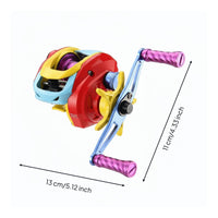 Baitcaster Reel Electromagnetic Brake Compact Design Baitcaster Anti Line Tangle