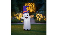 Inflatable   with Witch Hat Freestanding Halloween Inflatable   Colorful for Garden