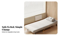 Single Fold-Retractable Lounger Foldable Multi-Position Armchair Bed Space-Saving Easy to Reshape for Office Workers, Balcony
