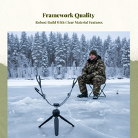 Foldable stainless steel rod rack