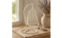 Miniature Swing Chair Freestanding Wire Hanging Chair Exposed-frameFrame