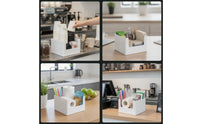 Acrylic Storage Box Open-Top Container Compact for Self-Serve Drink Stations