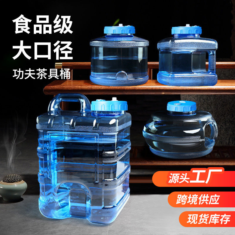 PC Water Bucket for Tea Table with Auto Pump