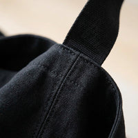 Canvas Tote Bag and Crossbody Bag for Men and Women, Soft Canvas Bag Shopping Bag with Shoulder Strap, Vertical Bag with Zip, Travel Style Bag
