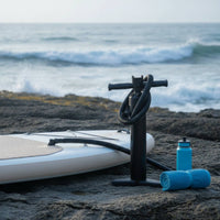 Portable Paddleboard Pump Manual Pump with Pressure Gauge Inflatable Upright for Paddleboarding