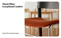 Upholstered Shell Chair Nordic Design Seating Furniture Minimalist design adaptable for Cafe Owners, Dining Room, Home Office