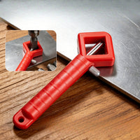 Stamp Holder with Firm Hold Handle Non-Slip Metal Punch Stamp Holder for Craftsmen, Machinists, Bench Work, Workshop