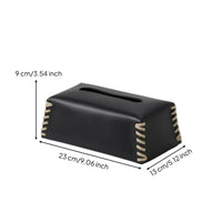 Leather Tissue Box Cover Structured Tissue Box Cover Modern for Bedroom