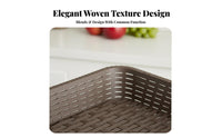 Rectangular Mesh basket Stackable Design Storage Basket Ventilated for Homemakers