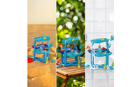 Summer Two-Tier Water Table Activity Water and Sand Table Indoor Sensory Playset Interactive for Backyard
