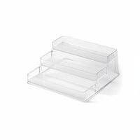Space-Saving Floating Cosmetic Holder Large Capacity Clear Wall Mounted Organizer Long-Lasting Clear Acrylic Wall Organizer Easy to Clean for Students, Renters, Bedroom, Dorm Room, Kitchen