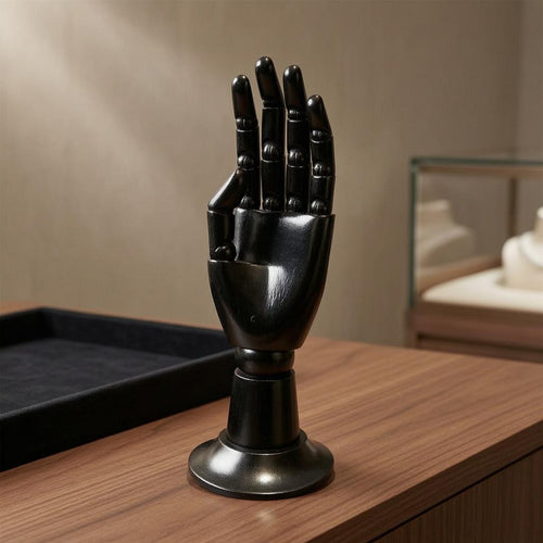 Wooden Hand Mannequin Decorative Articulated Hand Model High Simulation