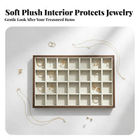 Multicompartment Jewelry Tray adaptable Compartments Compartmented Display Tray
