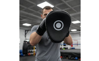 Padded Boxing Curved Focus Mitts Shock-Absorbing Curved Focus Mitts Adjustable Boxing Hand Target Breathable for Boxers, Combat Artists, Gym, Home Workout