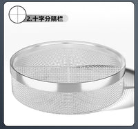 修表洗油网不锈钢网篮机芯零件清洗收纳分层设计带隔栏适配洗表机.