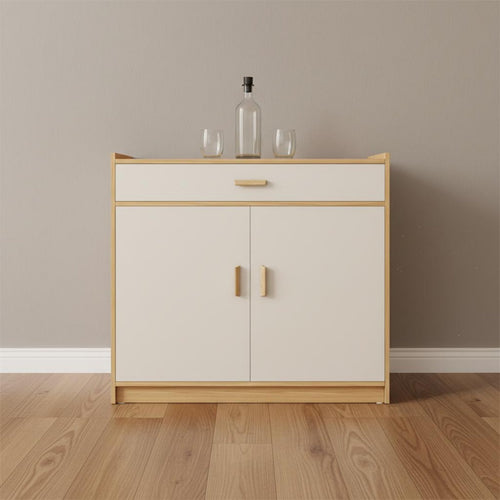 Sideboard Buffet Cabinet Large Storage Capacity Dining Room Buffet Cabinet Multifunctional Modern Credenza with Hutch for Homeowners, Entryway, Office