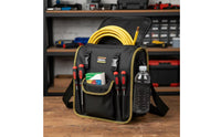 Multi-Pocket Tool Bag with Shoulder Strap Professional Tool Organizer Bag Portable Long-Lasting for Electricians, Technicians, Handymen, Electrical Work