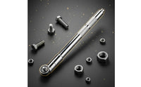 High Hardness Steel 1/2 Inch Drive Reversible Ratchet Heavy Duty Extended Ratchet Wrench Non-Slip Grip Automotive Tool for Garage