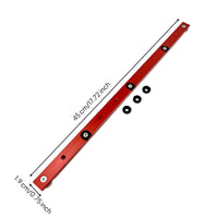 T-Slot Sliding Strip Drilled Mounting Holes Shop Accessory Black Inserts