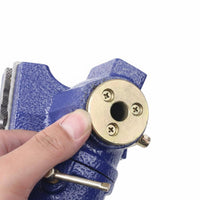 Rotating Clamp-on Bench Vise Anti-Slip Grip Hand Tool Steel Gripping Surfaces