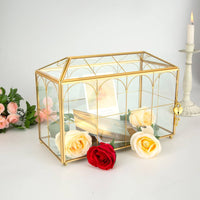 Heart Lock Card Box Transparent Party Decor Easy to Accessible for Banquet