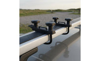 Securing Straps Roof Box Mounting Kit Safety Pads U-Bolt Clamp Kit Threaded Metal Bolts Roof Box U-Bolt Bracket Scratch Protection